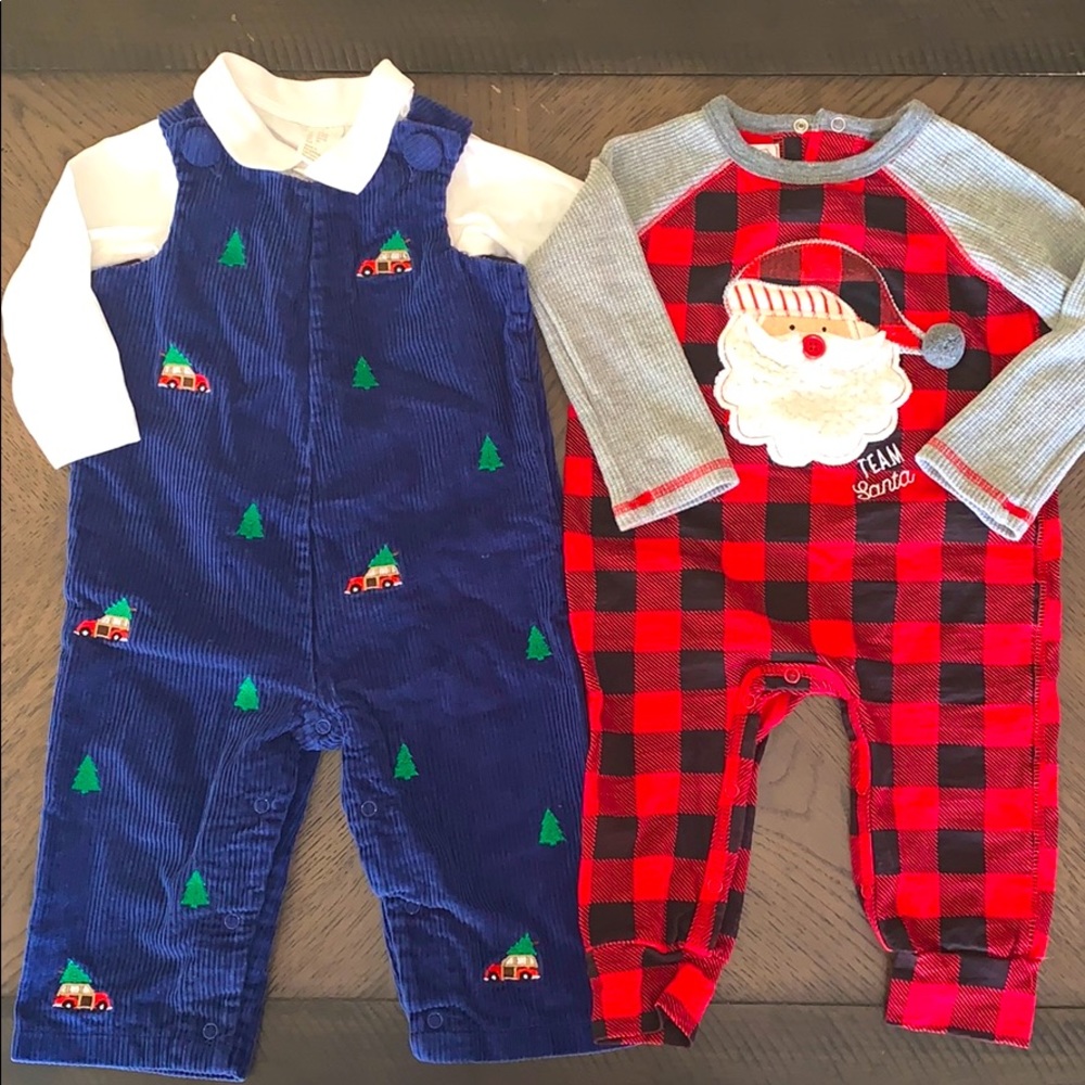 Mud Pie Baby Boy Christmas Bundle